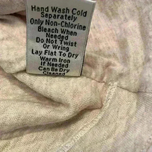 CAbi oatmeal medium zippered moto style jacket slash pockets shawl collar - Picture 7 of 8